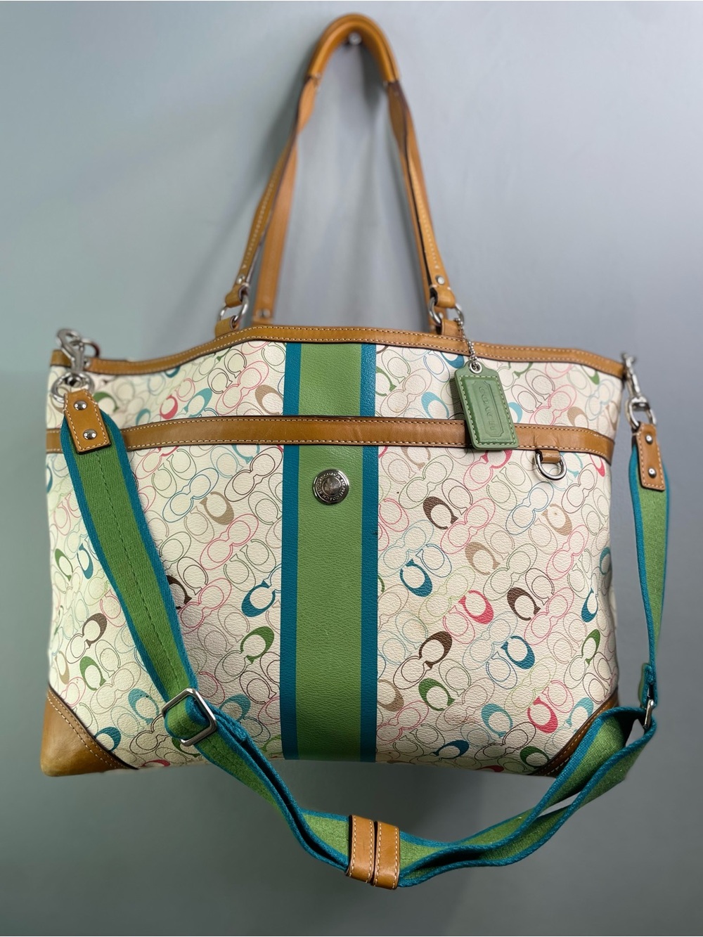 Coach Chelsea Heritage Stripe all original